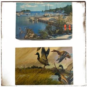2x Tuco Miniature Puzzle 88pc The Take-Off & Harbor View Vintage (phlox)